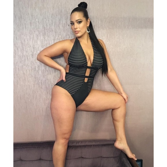 ashley graham monokini